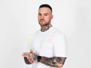 Pánske tričko CIPO & BAXX CT587 WHITE Farba: Biela, Konfekčná veľkosť: XL