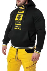 Pánska mikina CIPO & BAXX CL478 BLACK Farba: Čierna, Konfekčná veľkosť: XXL