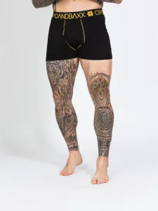 Boxerky CIPO & BAXX CX101 YELLOW Farba: Čierna, Konfekčná veľkosť: S