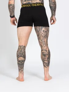 Boxerky CIPO & BAXX CX101 YELLOW Farba: Čierna, Konfekčná veľkosť: S