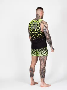 Pánsky plážový komplet CIPO & BAXX CUK247 YELLOW Farba: Žltá, Konfekčná veľkosť: L