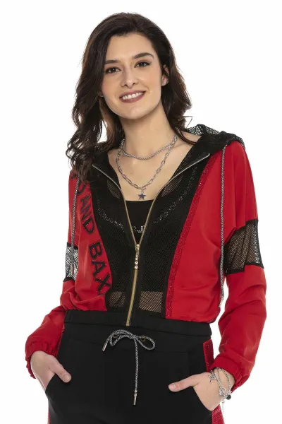 Dámska súprava CIPO & BAXX WLR137 BLACK-RED Farba: Čierna, Konfekčná veľkosť: M