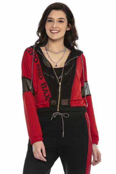 Dámska súprava CIPO & BAXX WLR137 BLACK-RED Farba: Čierna, Konfekčná veľkosť: M