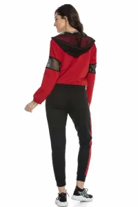 Dámska súprava CIPO & BAXX WLR137 BLACK-RED Farba: Čierna, Konfekčná veľkosť: M
