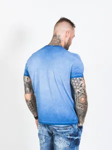 Pánske tričko CIPO & BAXX CT689 BLUE Farba: Modrá, Konfekčná veľkosť: M