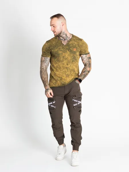 Pánske tričko CIPO & BAXX CT497 BROWN Farba: Hnedá, Konfekčná veľkosť: L
