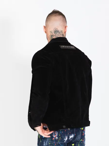 Pánska bunda CIPO & BAXX CJ226 BLACK Farba: Čierna, Konfekčná veľkosť: M
