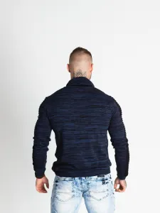 Pánsky sveter CIPO & BAXX CP252 INDIGO-NAVY BLUE Farba: Modrá, Konfekčná veľkosť: M