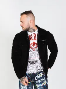 Pánska bunda CIPO & BAXX CJ226 BLACK Farba: Čierna, Konfekčná veľkosť: M
