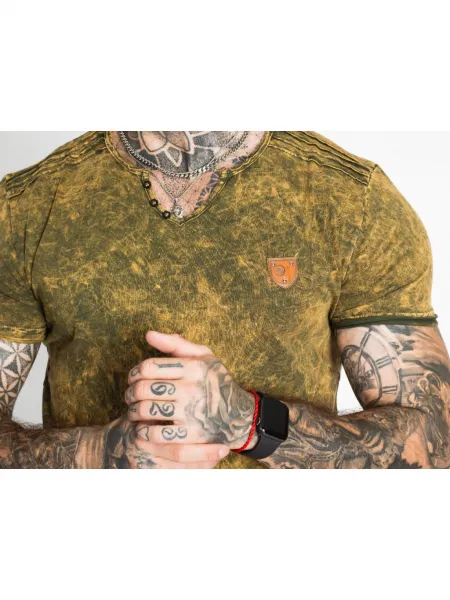 Pánske tričko CIPO & BAXX CT497 BROWN Farba: Hnedá, Konfekčná veľkosť: L