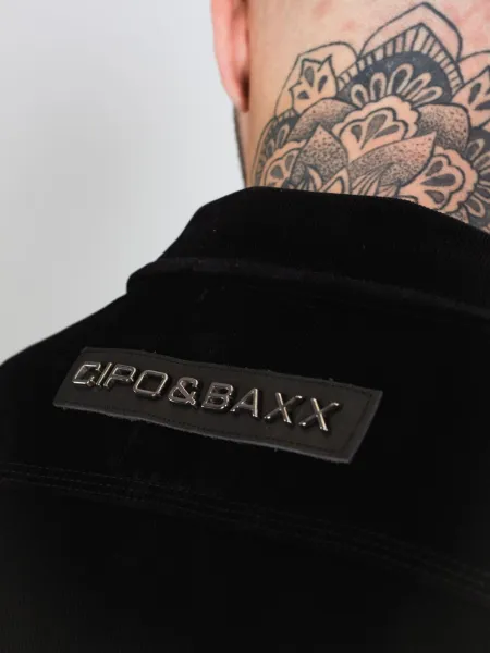 Pánska bunda CIPO & BAXX CJ226 BLACK Farba: Čierna, Konfekčná veľkosť: M