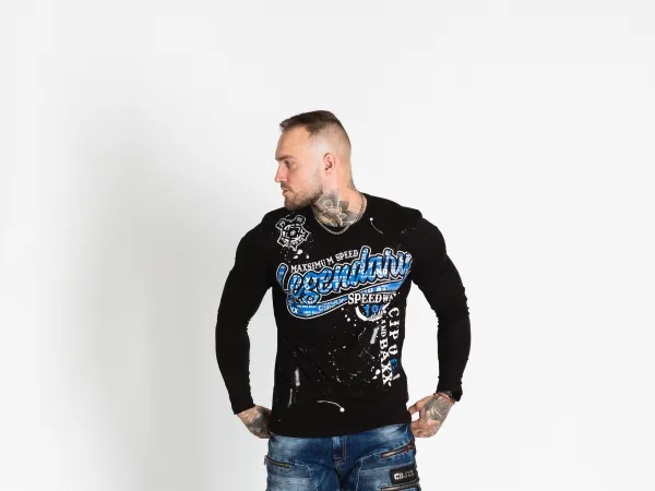 Pánske tričko CIPO & BAXX CL510 BLACK Farba: Čierna, Konfekčná veľkosť: M