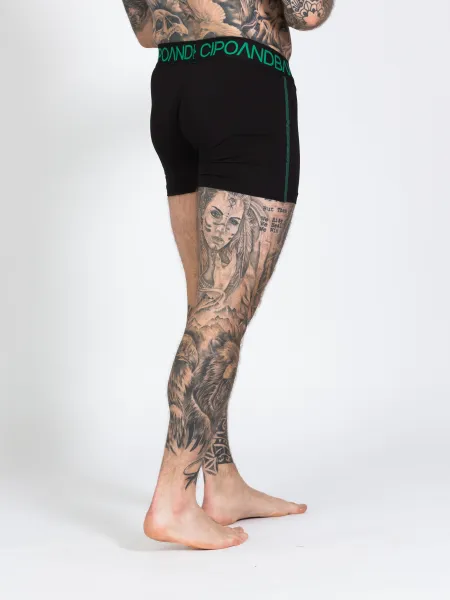Boxerky CIPO & BAXX CX101 GREEN Farba: Čierna, Konfekčná veľkosť: M