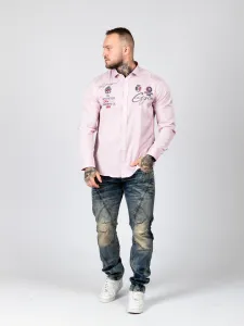 Pánska košeľa CIPO & BAXX CH180 PINK Farba: Ružová, Konfekčná veľkosť: M