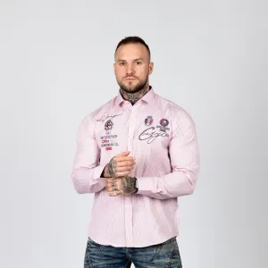 Pánska košeľa CIPO & BAXX CH180 PINK Farba: Ružová, Konfekčná veľkosť: M