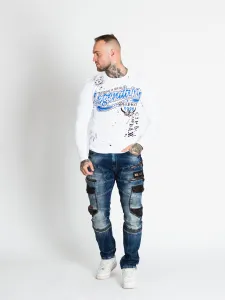 Pánske tričko CIPO & BAXX CL510 WHITE Farba: Biela, Konfekčná veľkosť: M