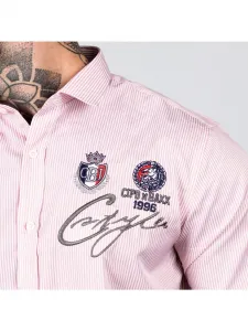 Pánska košeľa CIPO & BAXX CH180 PINK Farba: Ružová, Konfekčná veľkosť: M