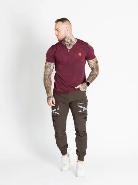 Pánske kapsáčové joggery CIPO & BAXX CD786 KHAKI Farba: Hnedá, Konfekčná veľkosť: W30/L32