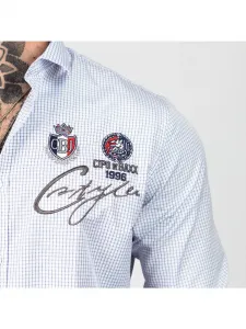 Pánska košeľa CIPO & BAXX CH185 BLUE Farba: Modrá, Konfekčná veľkosť: M