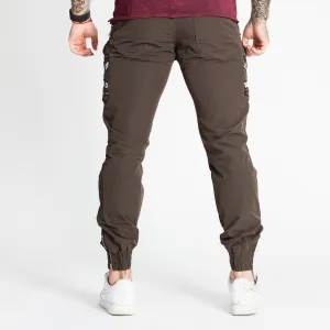 Pánske kapsáčové joggery CIPO & BAXX CD786 KHAKI Farba: Hnedá, Konfekčná veľkosť: W30/L32