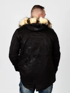 Pánska zimná bunda CIPO & BAXX CJ195 BLACK Farba: Čierna, Konfekčná veľkosť: M