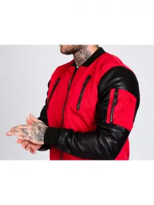 Pánska bunda CIPO & BAXX CJ175 RED Farba: Červená, Konfekčná veľkosť: M