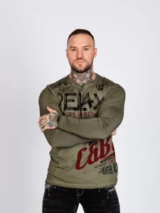 Pánske tričko CIPO & BAXX CL518 KHAKI Farba: Khaki, Konfekčná veľkosť: S