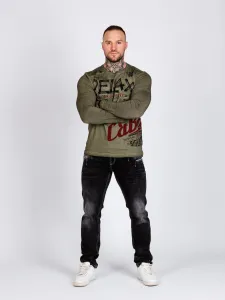 Pánske tričko CIPO & BAXX CL518 KHAKI Farba: Khaki, Konfekčná veľkosť: S