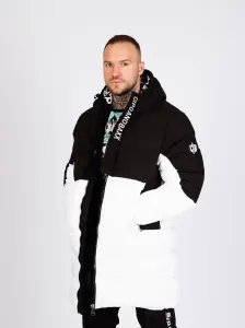 Pánska bunda CIPO & BAXX CM206 BLACK Farba: Biela, Konfekčná veľkosť: M