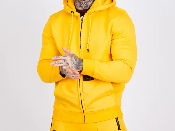 Pánska tepláková súprava CIPO & BAXX CLR150 YELLOW Farba: Žltá, Konfekčná veľkosť: S