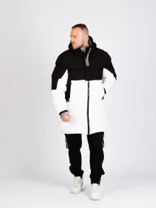Pánska bunda CIPO & BAXX CM206 BLACK Farba: Biela, Konfekčná veľkosť: M