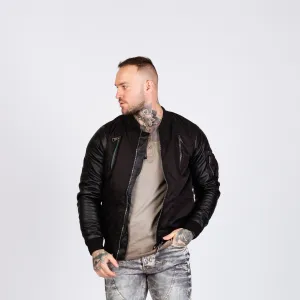 Pánska bunda CIPO & BAXX CJ175 BLACK Farba: Čierna, Konfekčná veľkosť: M