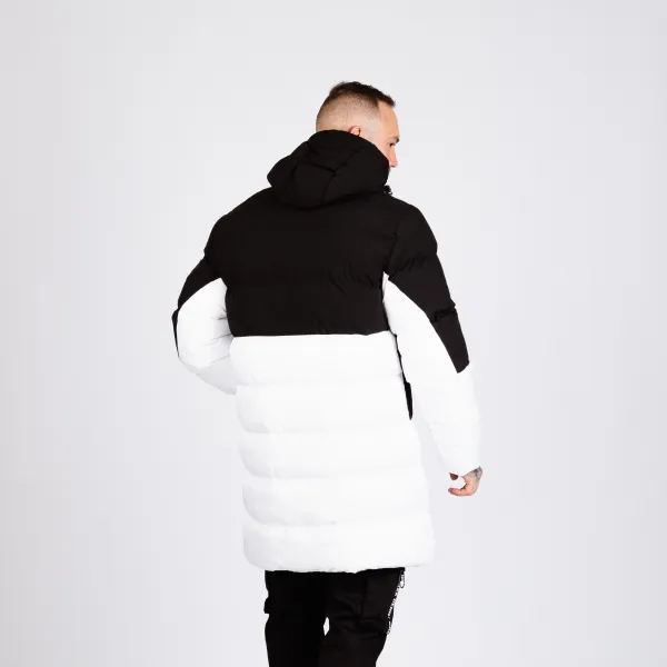 Pánska bunda CIPO & BAXX CM206 BLACK Farba: Biela, Konfekčná veľkosť: M