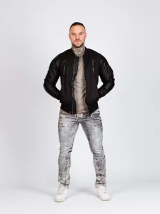 Pánska bunda CIPO & BAXX CJ175 BLACK Farba: Čierna, Konfekčná veľkosť: M
