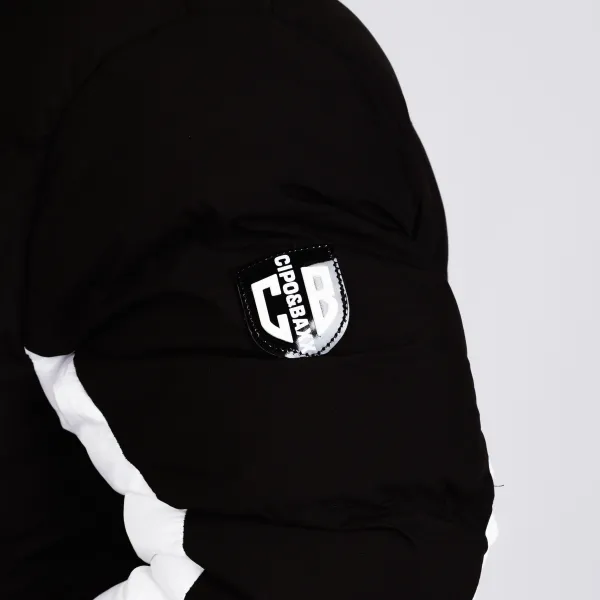 Pánska bunda CIPO & BAXX CM206 BLACK Farba: Biela, Konfekčná veľkosť: M