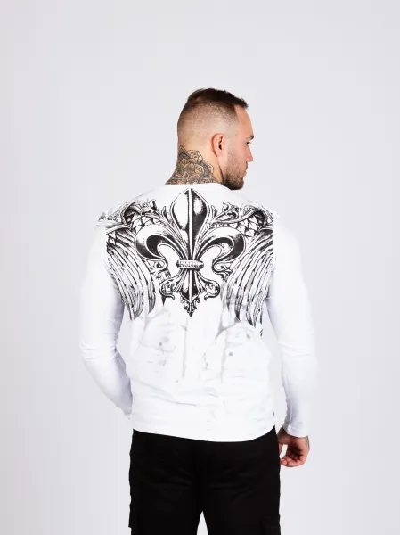 Pánske tričko CIPO & BAXX CL516 WHITE Farba: Biela, Konfekčná veľkosť: M