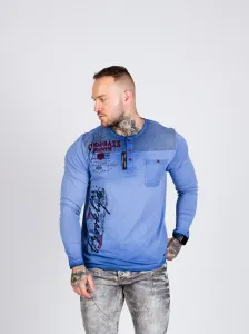 Pánske tričko CIPO & BAXX CL527 BLUE Farba: Modrá, Konfekčná veľkosť: M