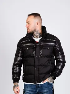 Pánska bunda CIPO & BAXX CM208 BLACK Farba: Čierna, Konfekčná veľkosť: S