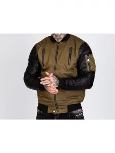 Pánska bunda CIPO & BAXX CJ175 KHAKI Farba: Khaki, Konfekčná veľkosť: S