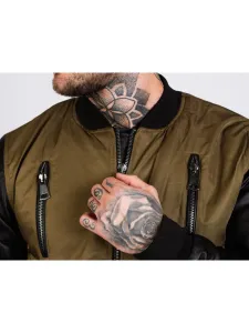 Pánska bunda CIPO & BAXX CJ175 KHAKI Farba: Khaki, Konfekčná veľkosť: S