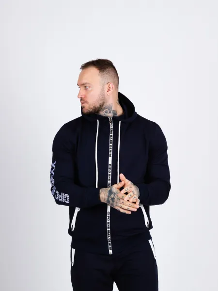 Pánska tepláková súprava CIPO & BAXX CLR151 NAVY BLUE Farba: Modrá, Konfekčná veľkosť: M