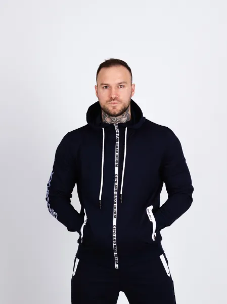 Pánska tepláková súprava CIPO & BAXX CLR151 NAVY BLUE Farba: Modrá, Konfekčná veľkosť: M