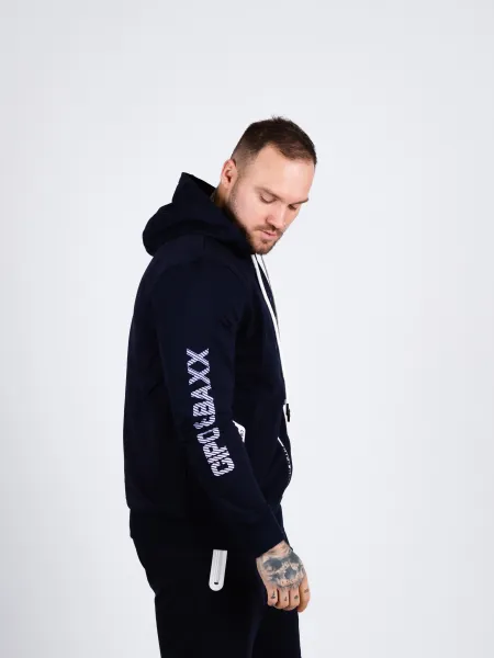 Pánska tepláková súprava CIPO & BAXX CLR151 NAVY BLUE Farba: Modrá, Konfekčná veľkosť: M
