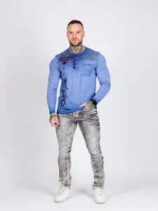 Pánske rifle CIPO & BAXX CD718 GRAY Farba: Sivá, Konfekčná veľkosť: W38/L32