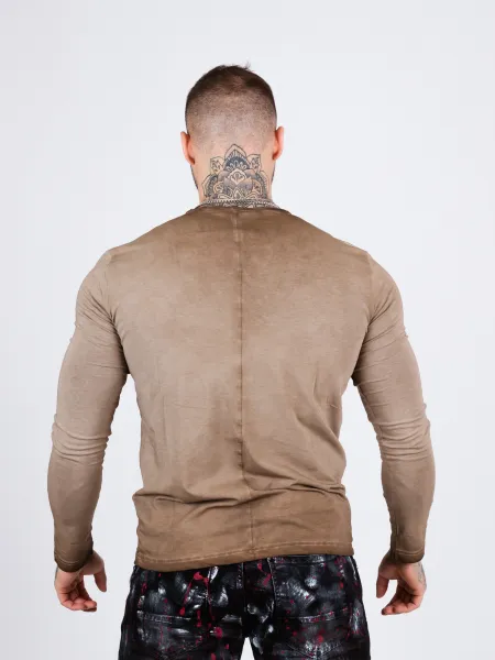 Pánske tričko CIPO & BAXX CL512 BROWN Farba: Hnedá, Konfekčná veľkosť: M