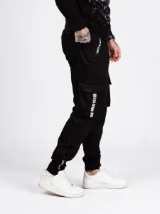 Pánske kapsáčové joggery CIPO & BAXX CD788 BLACK Farba: Černá, Konfekčná veľkosť: W32/L32
