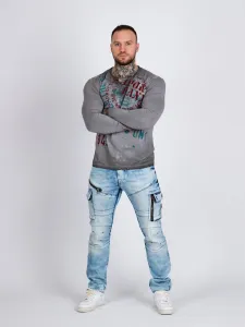 Pánske tričko CIPO & BAXX CL512 GREY Farba: Sivá, Konfekčná veľkosť: S