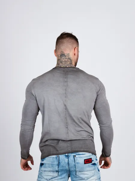 Pánske tričko CIPO & BAXX CL512 GREY Farba: Sivá, Konfekčná veľkosť: S