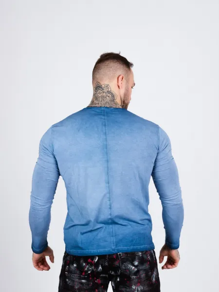 Pánske tričko CIPO & BAXX CL512 BLUE Farba: Modrá, Konfekčná veľkosť: S