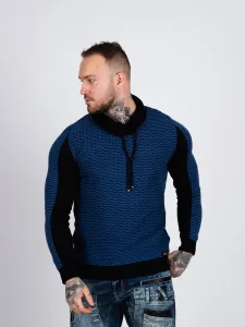Pánsky sveter CIPO & BAXX CP264 NAVY BLUE Farba: Modrá, Konfekčná veľkosť: S